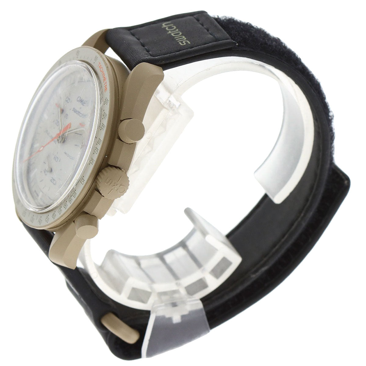 Swatch スウォッチ SO33C100 オメガコラボ ムーンスウォッチ MISSON TO JUPITER 腕時計 セラミック メンズ 中古