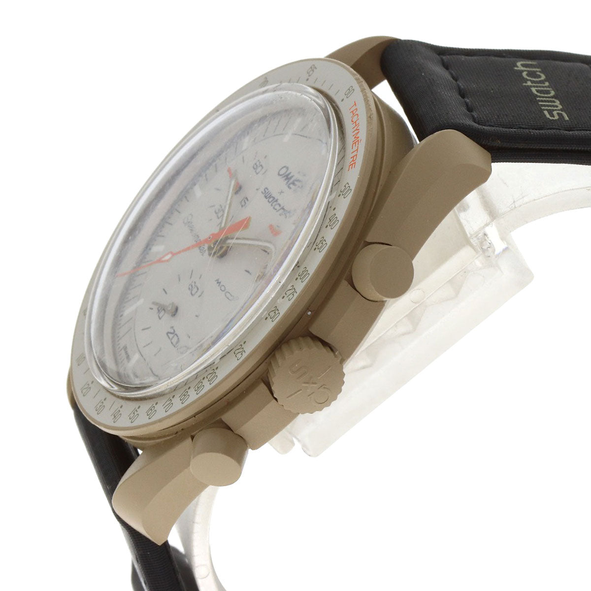 Swatch スウォッチ SO33C100 オメガコラボ ムーンスウォッチ MISSON TO JUPITER 腕時計 セラミック メンズ 中古