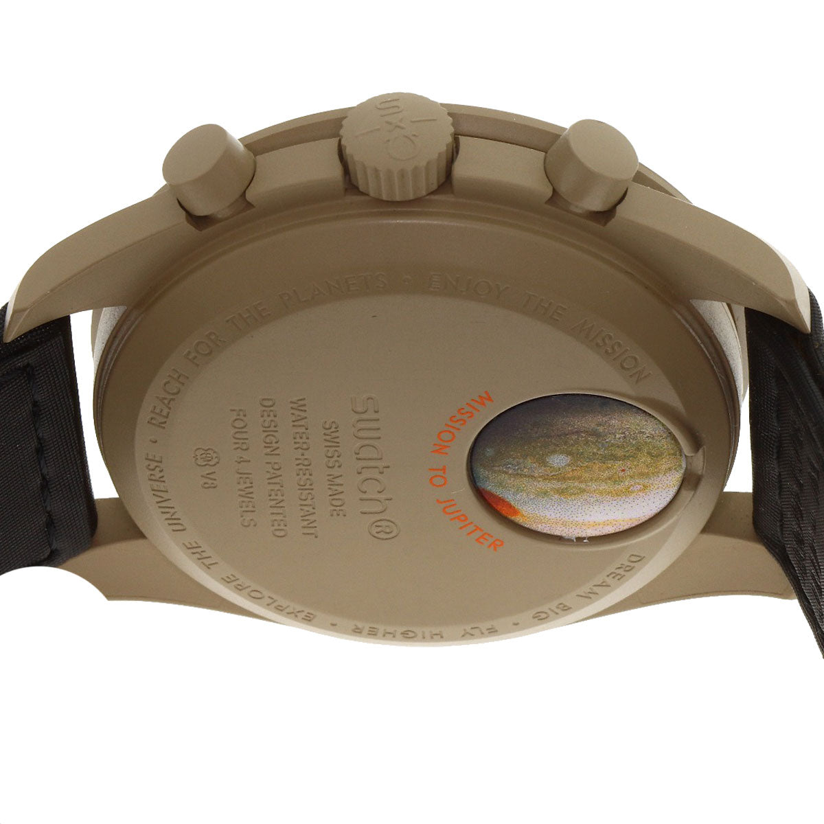 Swatch スウォッチ SO33C100 オメガコラボ ムーンスウォッチ MISSON TO JUPITER 腕時計 セラミック メンズ 中古