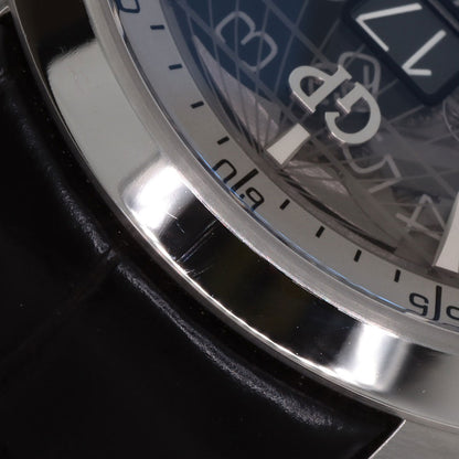 GIRARD-PERREGAUX ジラール・ペルゴ 49655-11-231-BB6A トラベラームーンフェイズ&GMT 腕時計 SS メンズ 中古