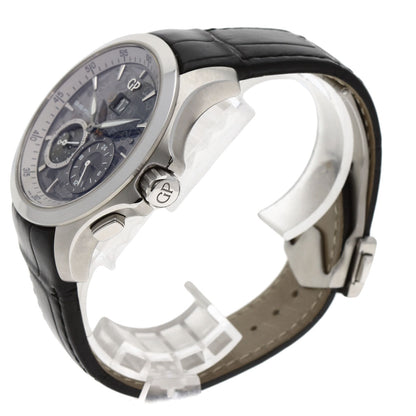 GIRARD-PERREGAUX ジラール・ペルゴ 49655-11-231-BB6A トラベラームーンフェイズ&GMT 腕時計 SS メンズ 中古