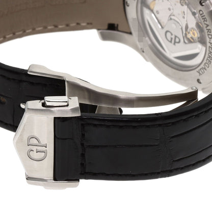 GIRARD-PERREGAUX ジラール・ペルゴ 49655-11-231-BB6A トラベラームーンフェイズ&GMT 腕時計 SS メンズ 中古
