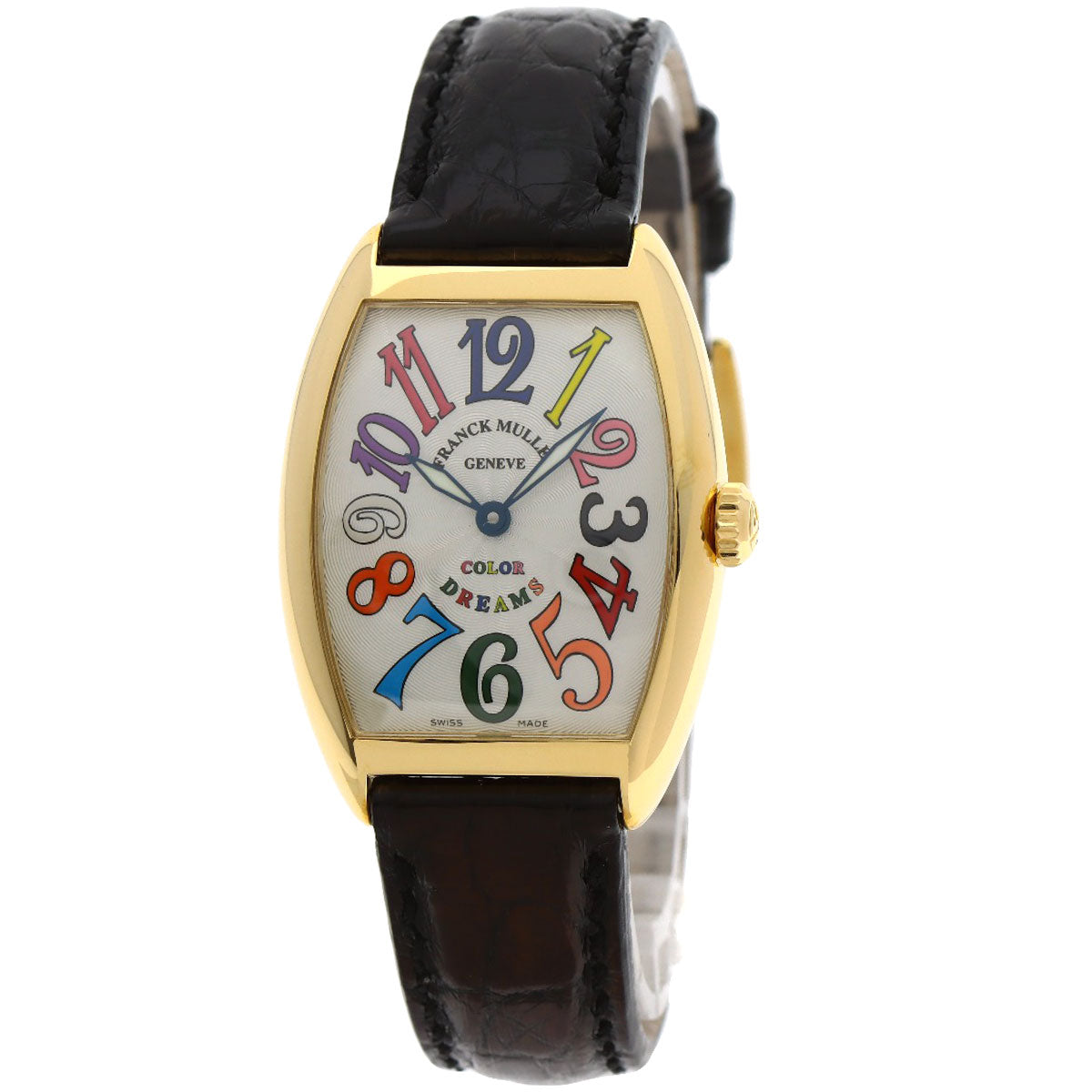 FRANCK MULLER フランクミュラー 7502QZ トノウカーベックス カラードリームス 腕時計 K18YG レディース 中古