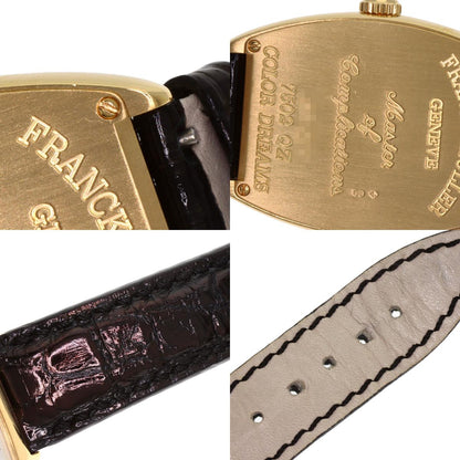 FRANCK MULLER フランクミュラー 7502QZ トノウカーベックス カラードリームス 腕時計 K18YG レディース 中古