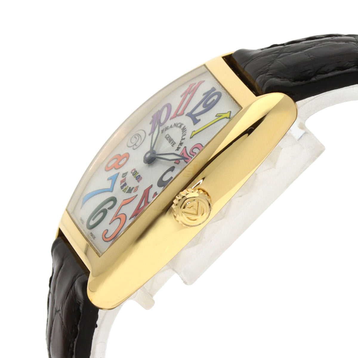 FRANCK MULLER フランクミュラー 7502QZ トノウカーベックス カラードリームス 腕時計 K18YG レディース 中古
