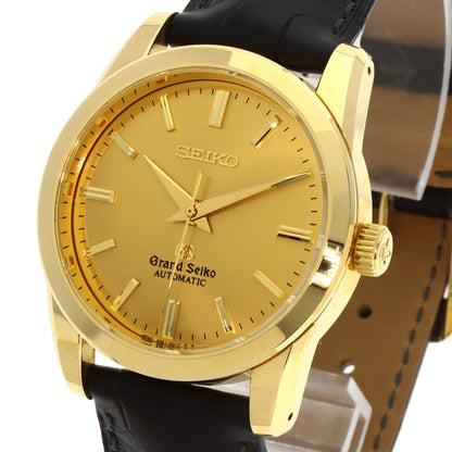 SEIKO セイコー SBGR002 9S51-0010 グランドセイコー ラウンドフェイス 腕時計 K18YG メンズ 中古