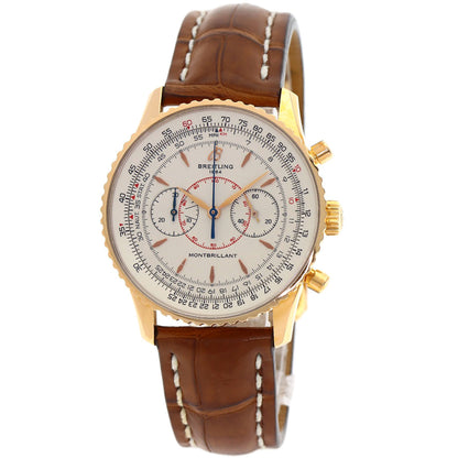 BREITLING ブライトリング R47350 モンブリアン 40S R47350 日本限定100本 腕時計 K18PG ボーイズ 中古