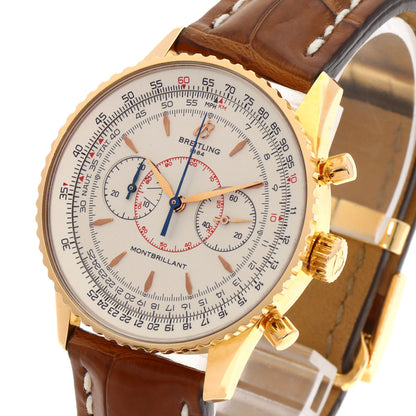 BREITLING ブライトリング R47350 モンブリアン 40S R47350 日本限定100本 腕時計 K18PG ボーイズ 中古