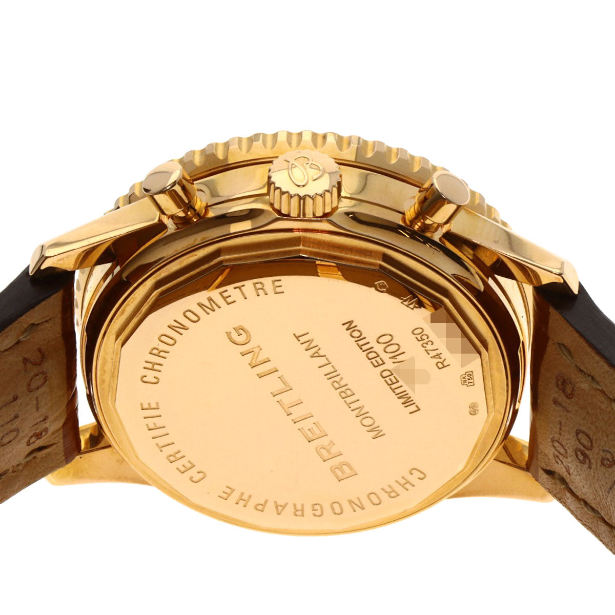 BREITLING ブライトリング R47350 モンブリアン 40S R47350 日本限定100本 腕時計 K18PG ボーイズ 中古