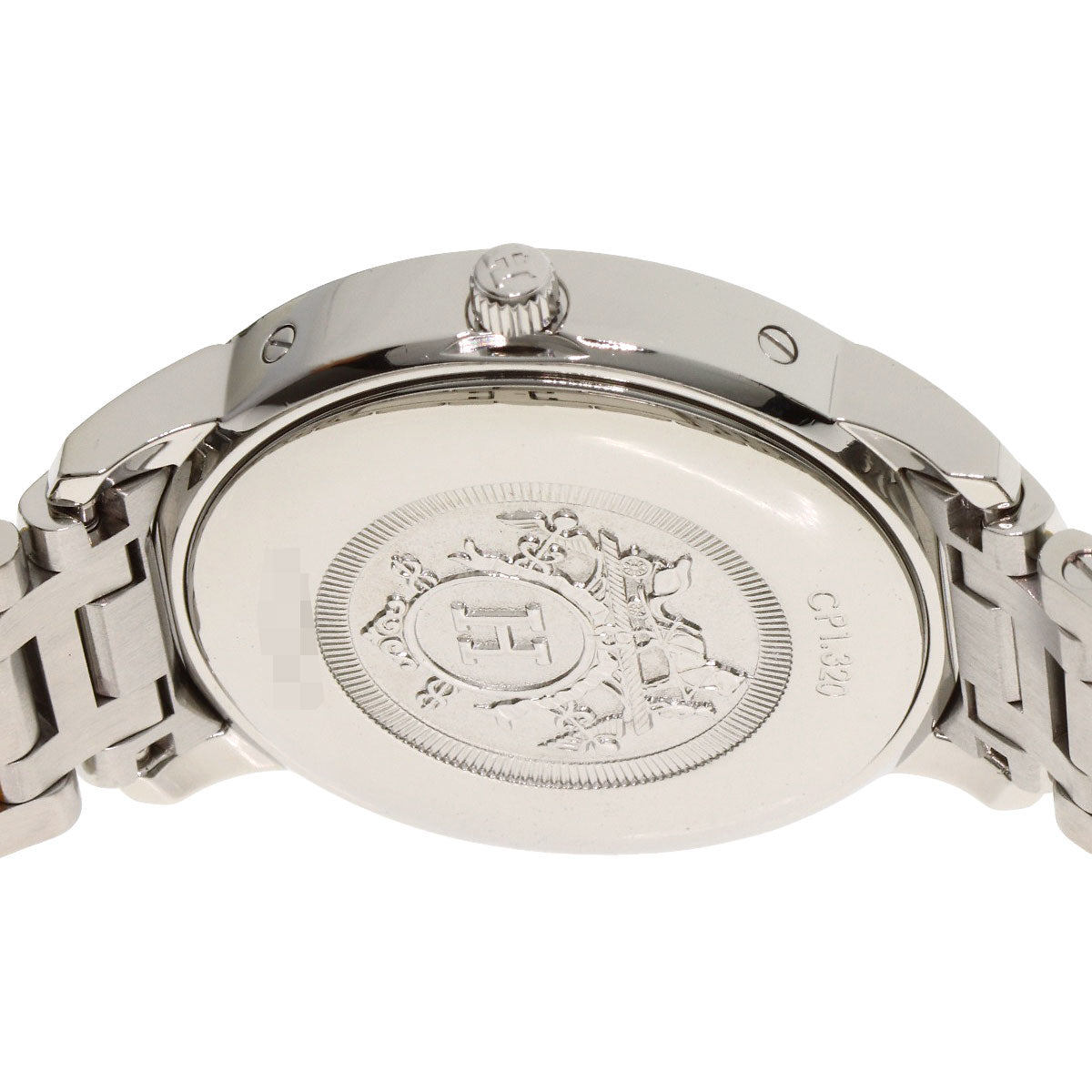 HERMES エルメス CP1.320 クリッパー クラシック 腕時計 SS メンズ 中古