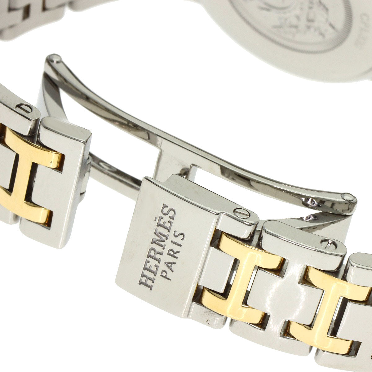 HERMES エルメス CP1.320 クリッパー クラシック 腕時計 SS メンズ 中古