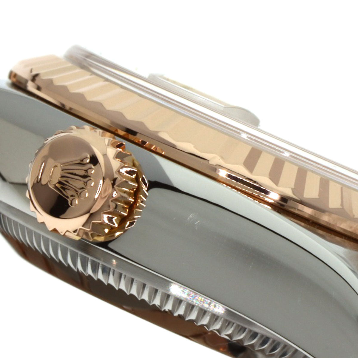 ROLEX ロレックス 179171G デイトジャスト 10P ダイヤモンド 腕時計 SS レディース 中古