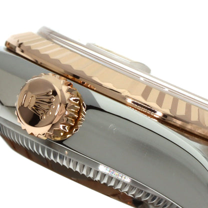 ROLEX ロレックス 179171G デイトジャスト 10P ダイヤモンド 腕時計 SS レディース 中古