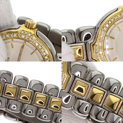 SEIKO セイコー GSAB004 クレドール ダイヤモンドベゼル 腕時計 SS レディース 中古