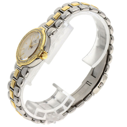 SEIKO セイコー GSAB004 クレドール ダイヤモンドベゼル 腕時計 SS レディース 中古