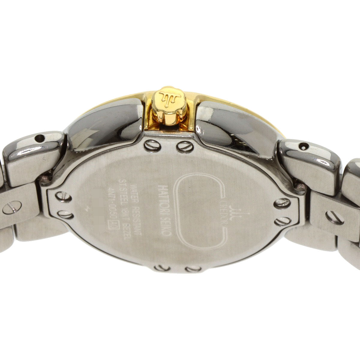 SEIKO セイコー GSAB004 クレドール ダイヤモンドベゼル 腕時計 SS レディース 中古