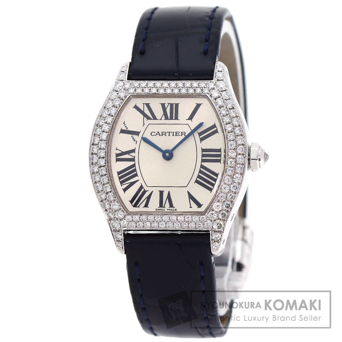 CARTIER カルティエ W504931 トーチュSM ダイヤモンド 腕時計 K18WG レディース 中古