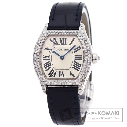 CARTIER カルティエ W504931 トーチュSM ダイヤモンド 腕時計 K18WG レディース 中古