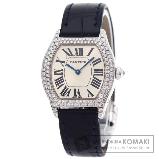 CARTIER カルティエ W504931 トーチュSM ダイヤモンド 腕時計 K18WG レディース 中古