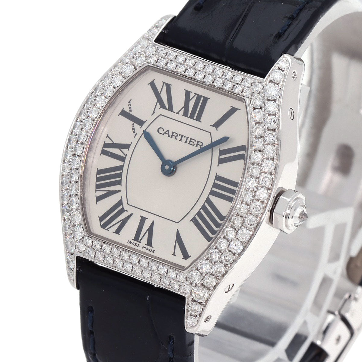 CARTIER カルティエ W504931 トーチュSM ダイヤモンド 腕時計 K18WG レディース 中古