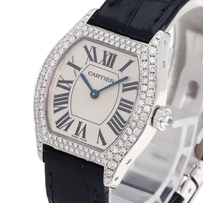CARTIER カルティエ W504931 トーチュSM ダイヤモンド 腕時計 K18WG レディース 中古