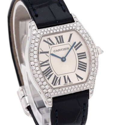 CARTIER カルティエ W504931 トーチュSM ダイヤモンド 腕時計 K18WG レディース 中古