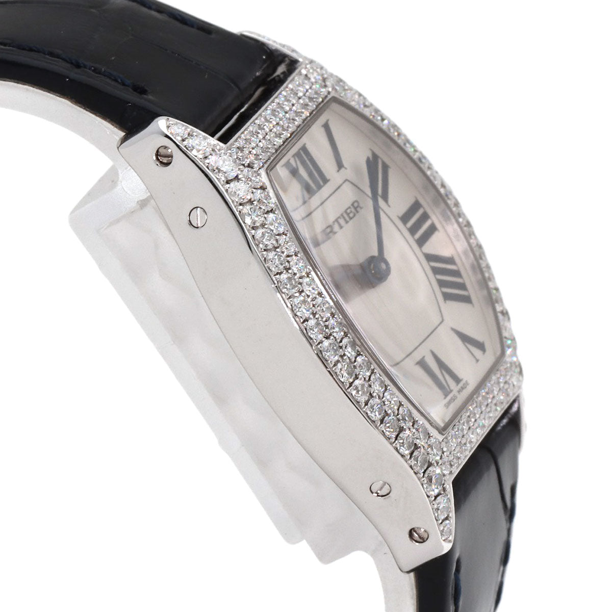 CARTIER カルティエ W504931 トーチュSM ダイヤモンド 腕時計 K18WG レディース 中古