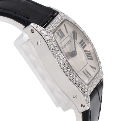 CARTIER カルティエ W504931 トーチュSM ダイヤモンド 腕時計 K18WG レディース 中古
