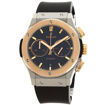 HUBLOT ウブロ 521.N0.1181.RX クラシック フュージョン クロノグラフ キングゴールド 腕時計 チタニウム メンズ 中古
