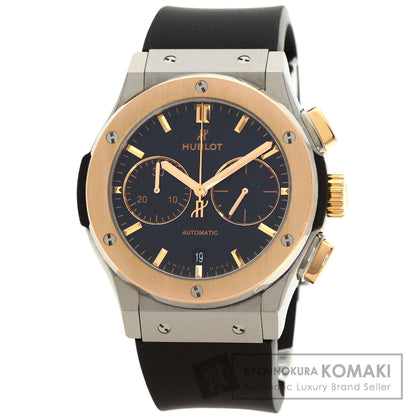 HUBLOT ウブロ 521.N0.1181.RX クラシック フュージョン クロノグラフ キングゴールド 腕時計 チタニウム メンズ 中古