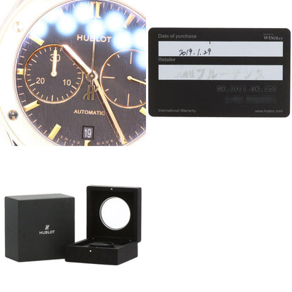 HUBLOT ウブロ 521.N0.1181.RX クラシック フュージョン クロノグラフ キングゴールド 腕時計 チタニウム メンズ 中古