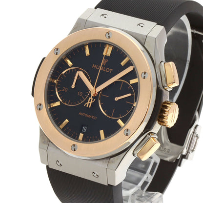 HUBLOT ウブロ 521.N0.1181.RX クラシック フュージョン クロノグラフ キングゴールド 腕時計 チタニウム メンズ 中古
