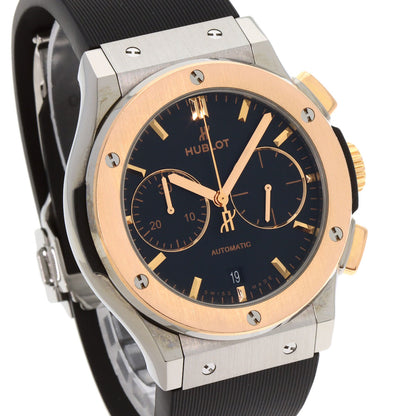 HUBLOT ウブロ 521.N0.1181.RX クラシック フュージョン クロノグラフ キングゴールド 腕時計 チタニウム メンズ 中古
