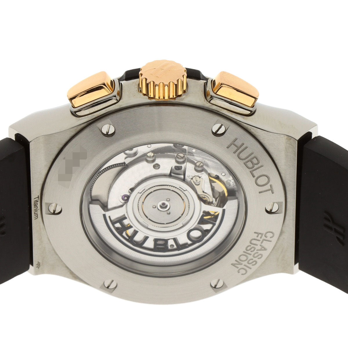 HUBLOT ウブロ 521.N0.1181.RX クラシック フュージョン クロノグラフ キングゴールド 腕時計 チタニウム メンズ 中古