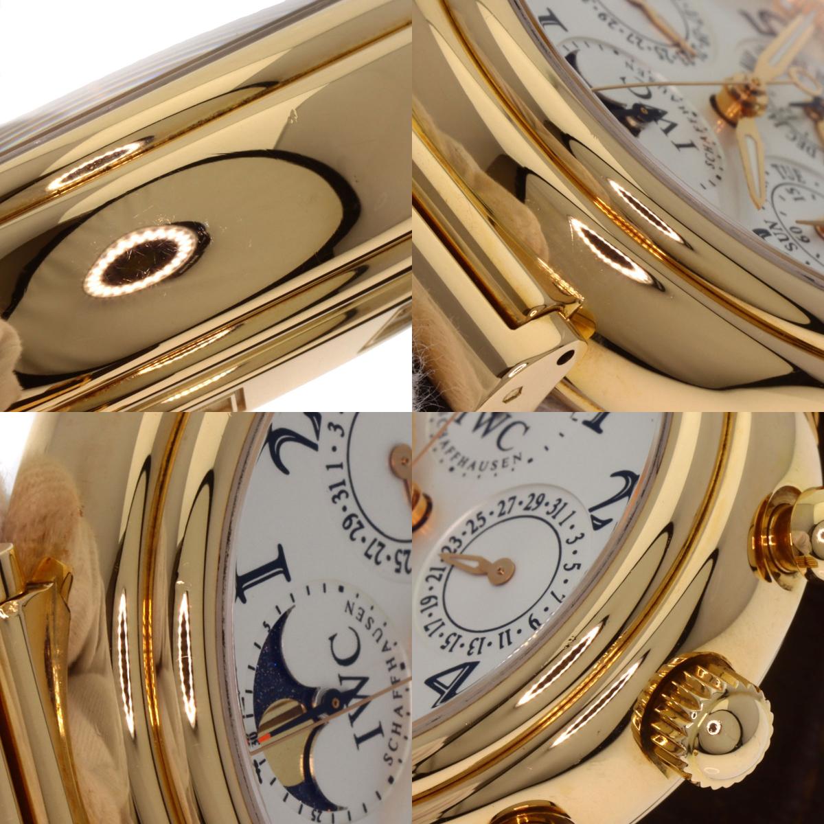 IWC アイダブリューシー IW375811 ダ ヴィンチ パーペチュアル カレンダー IW375811 腕時計 K18PG メンズ 中古