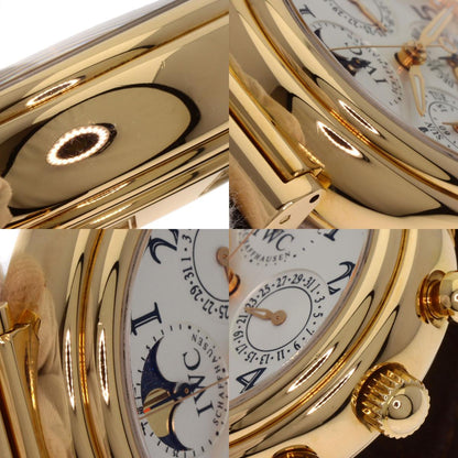 IWC アイダブリューシー IW375811 ダ ヴィンチ パーペチュアル カレンダー IW375811 腕時計 K18PG メンズ 中古