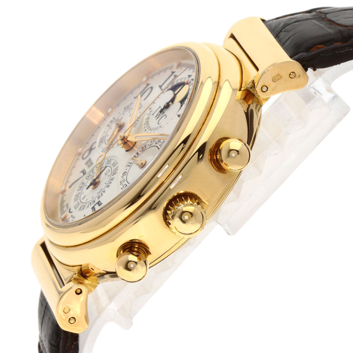 IWC アイダブリューシー IW375811 ダ ヴィンチ パーペチュアル カレンダー IW375811 腕時計 K18PG メンズ 中古