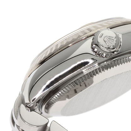 ROLEX ロレックス 179174NR デイトジャスト 10P ダイヤモンド 腕時計 SS レディース 中古