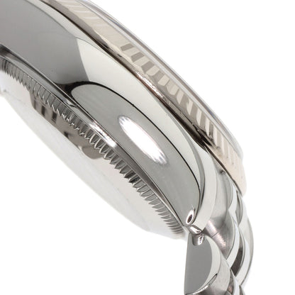 ROLEX ロレックス 179174NR デイトジャスト 10P ダイヤモンド 腕時計 SS レディース 中古