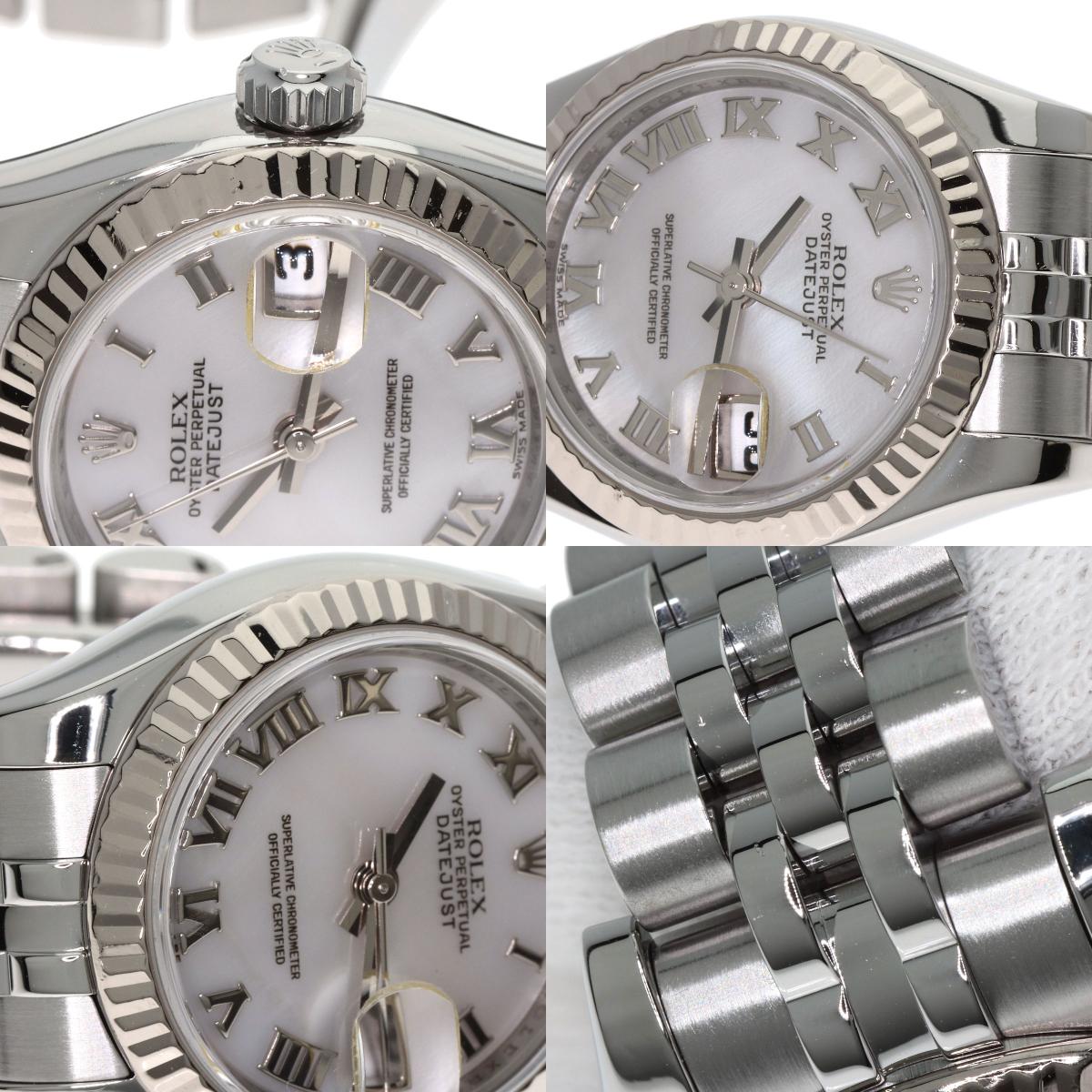 ロレックス 179174NR デイトジャスト 10P ダイヤモンド 腕時計 中古 商品画像17