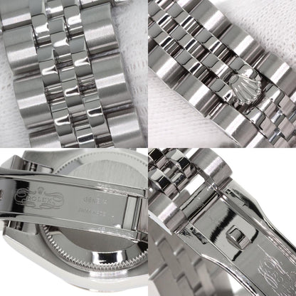 ROLEX ロレックス 179174NR デイトジャスト 10P ダイヤモンド 腕時計 SS レディース 中古