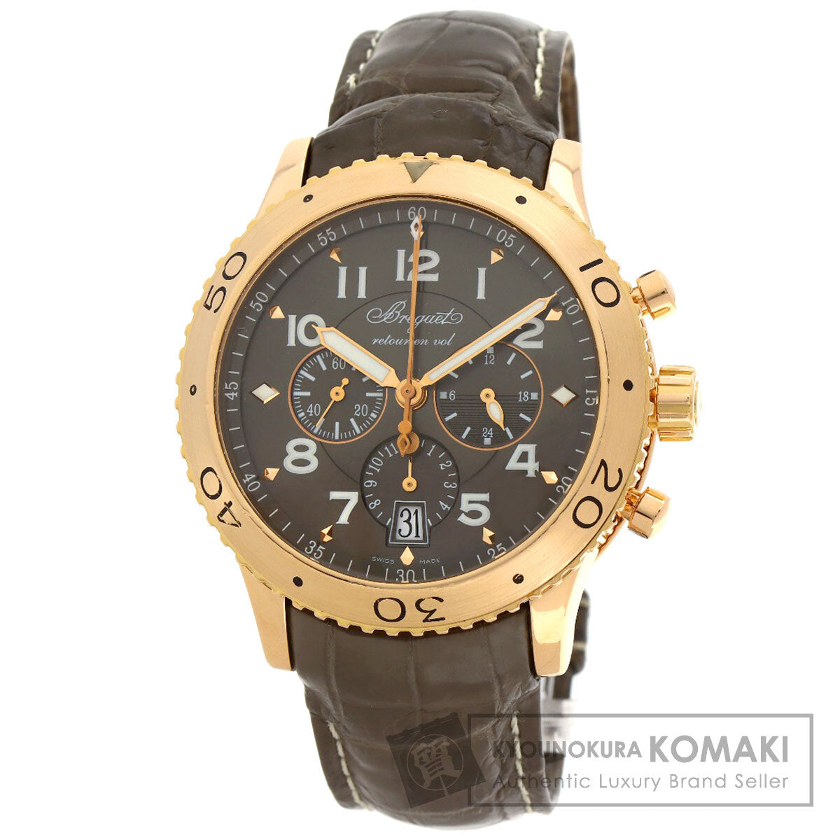 Breguet ブレゲ 3810BR/92/9ZU トランスアトランティック タイプXXI 腕時計 K18PG メンズ 中古