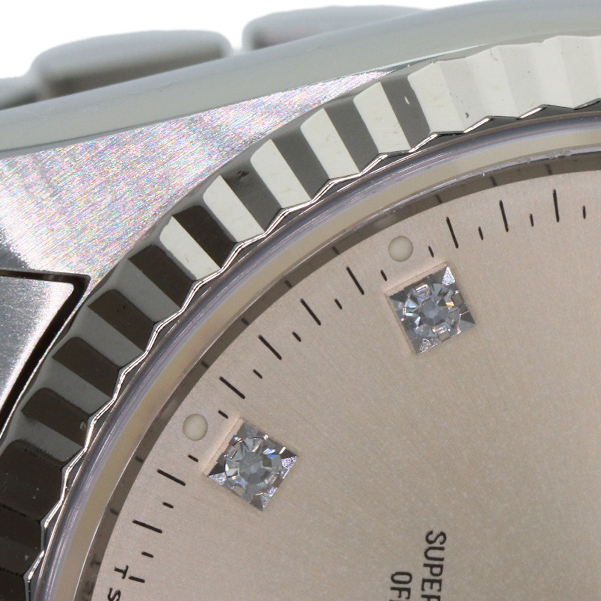 ROLEX ロレックス 16234G デイトジャスト 10P ダイヤモンド 腕時計 SS メンズ 中古