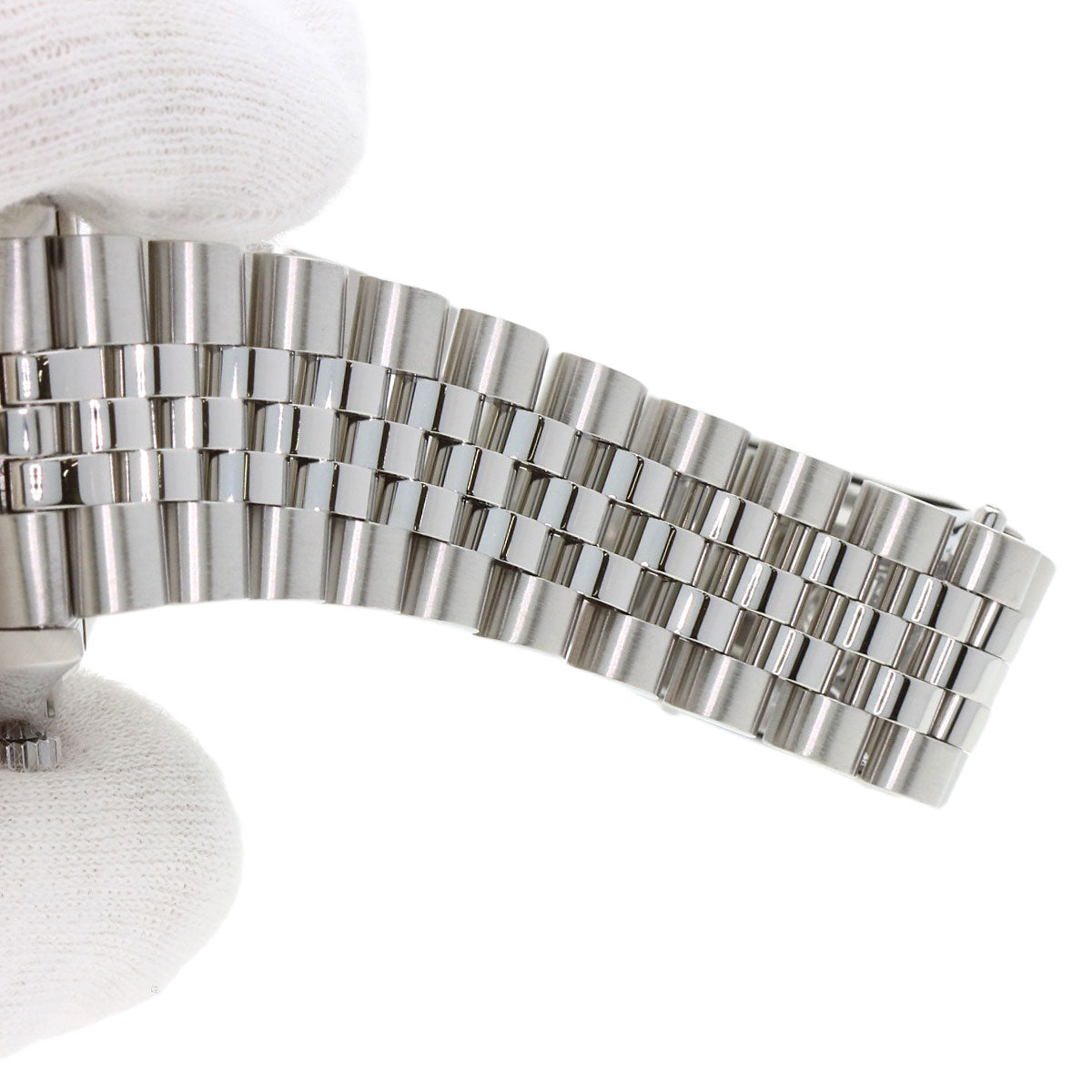 ROLEX ロレックス 16234G デイトジャスト 10P ダイヤモンド 腕時計 SS メンズ 中古