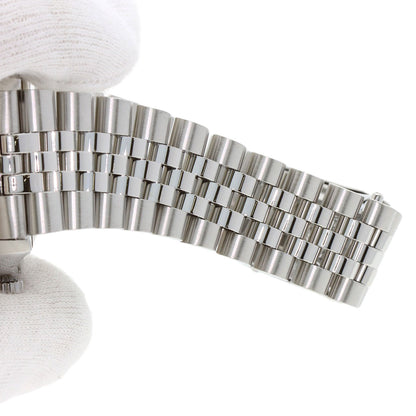 ROLEX ロレックス 16234G デイトジャスト 10P ダイヤモンド 腕時計 SS メンズ 中古