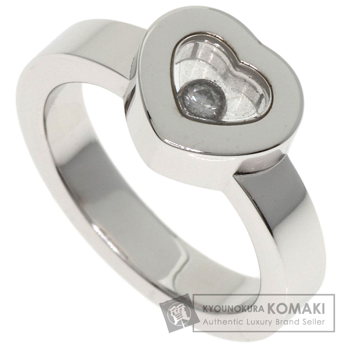 Chopard ショパール ハッピーダイヤモンド リング・指輪 K18WG レディース 中古