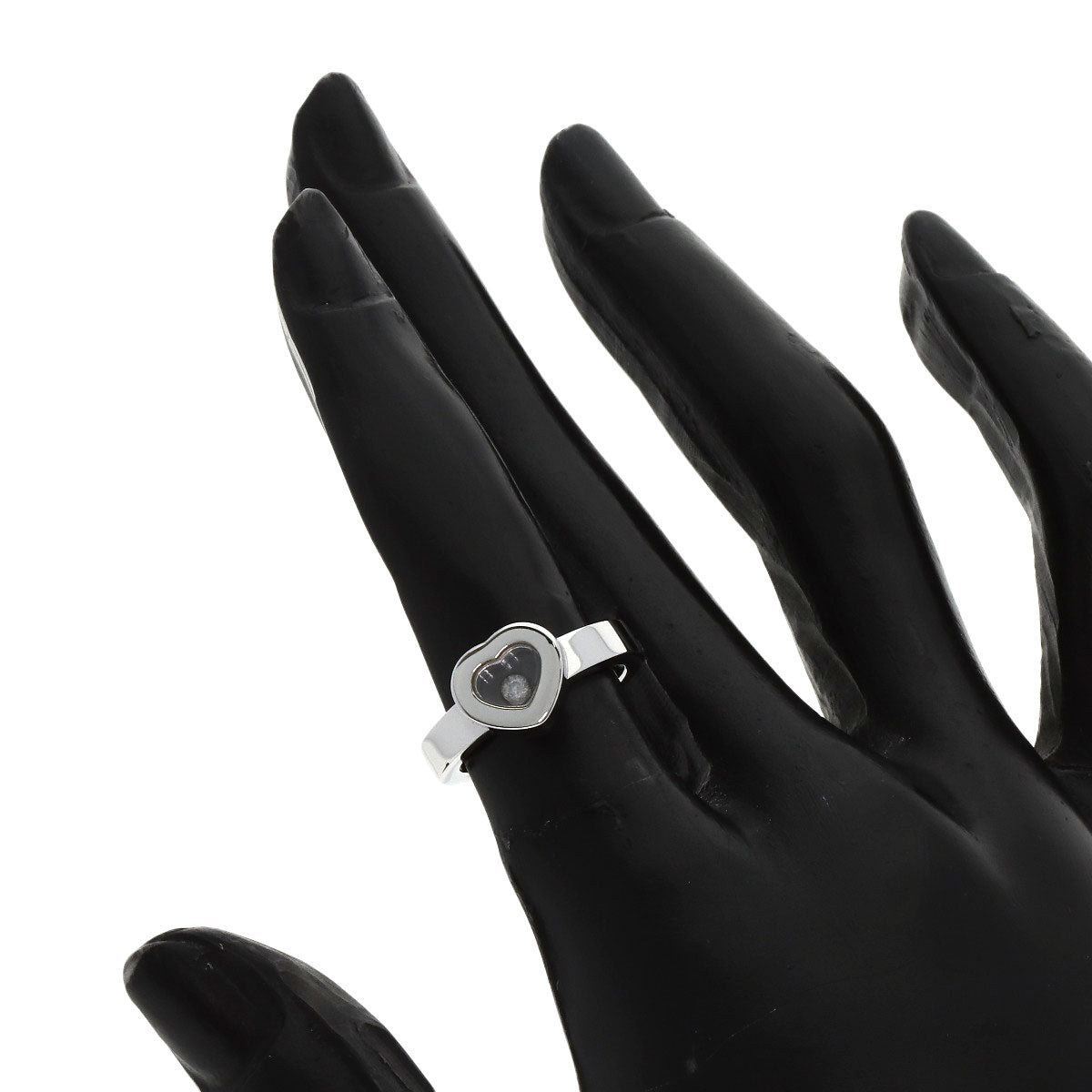 Chopard ショパール ハッピーダイヤモンド リング・指輪 K18WG レディース 中古