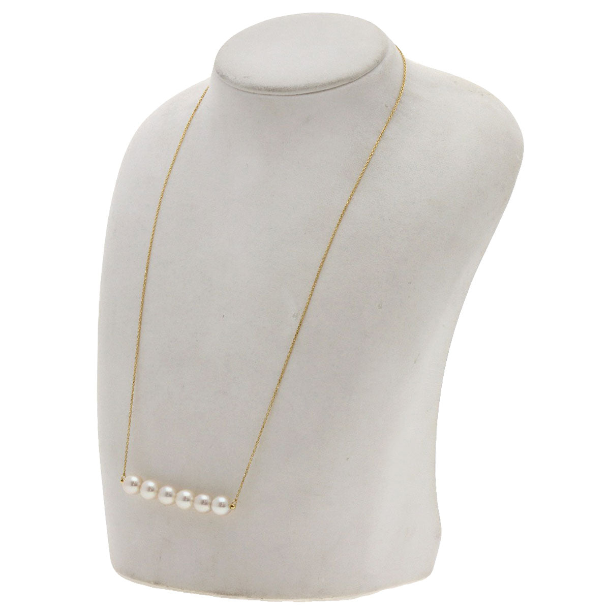 SELECT JEWELRY セレクトジュエリー パール 真珠 ネックレス K18YG レディース 中古