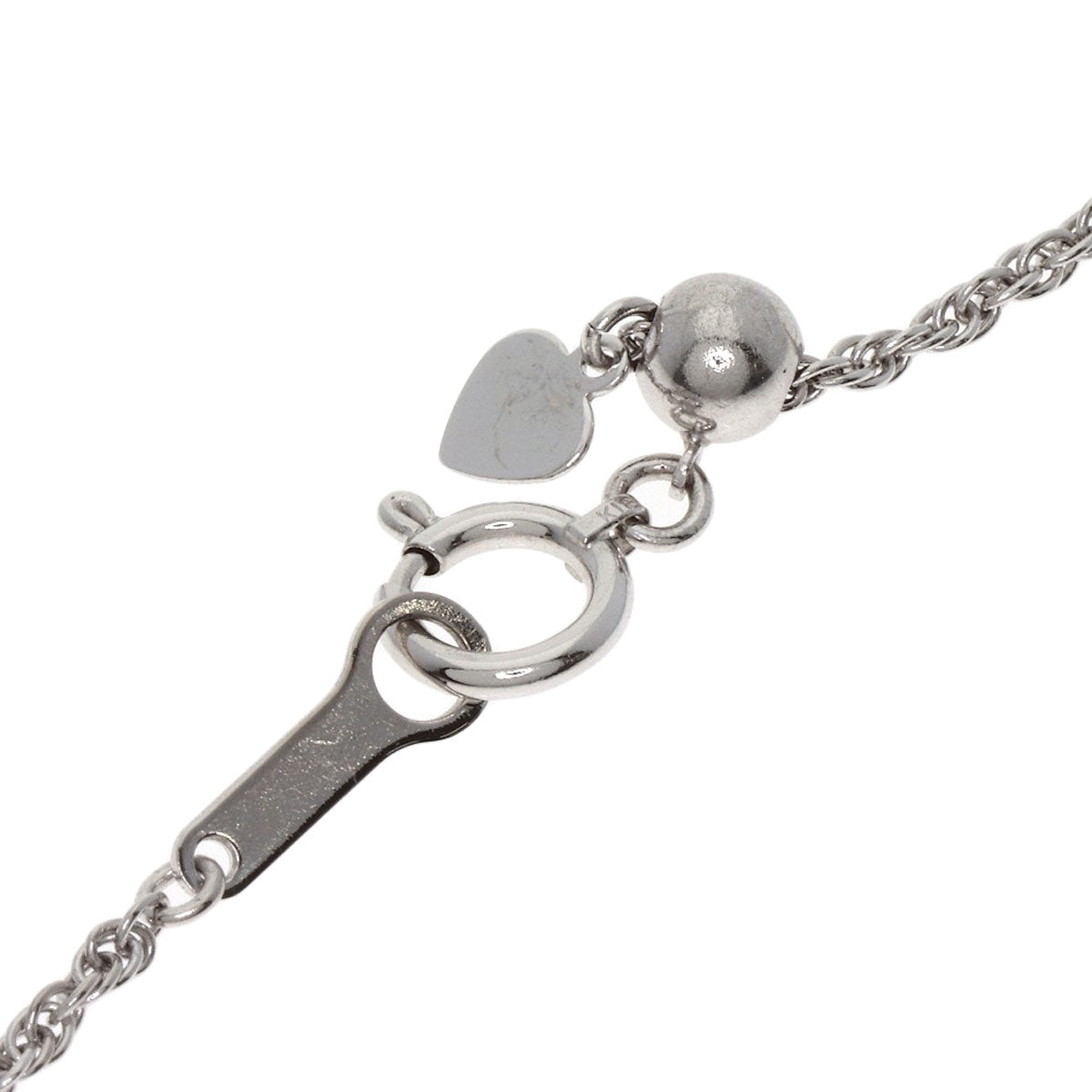 SELECT JEWELRY セレクトジュエリー 7P フラワー ダイヤモンド ネックレス K18WG レディース 中古