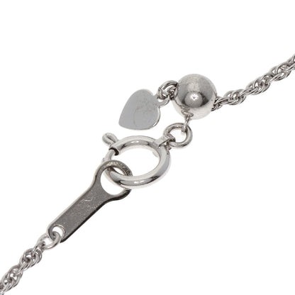SELECT JEWELRY セレクトジュエリー 7P フラワー ダイヤモンド ネックレス K18WG レディース 中古